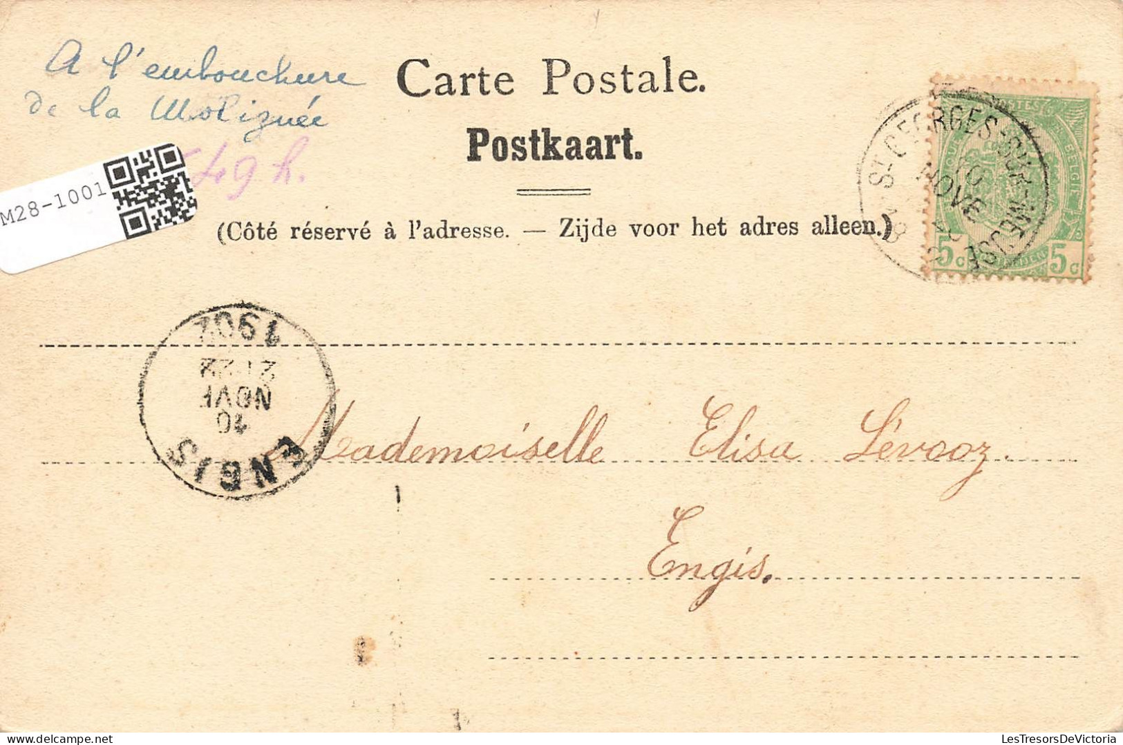 BELGIQUE - Anhée - Les Bords De La Meuse - Carte Postale Ancienne - Anhee