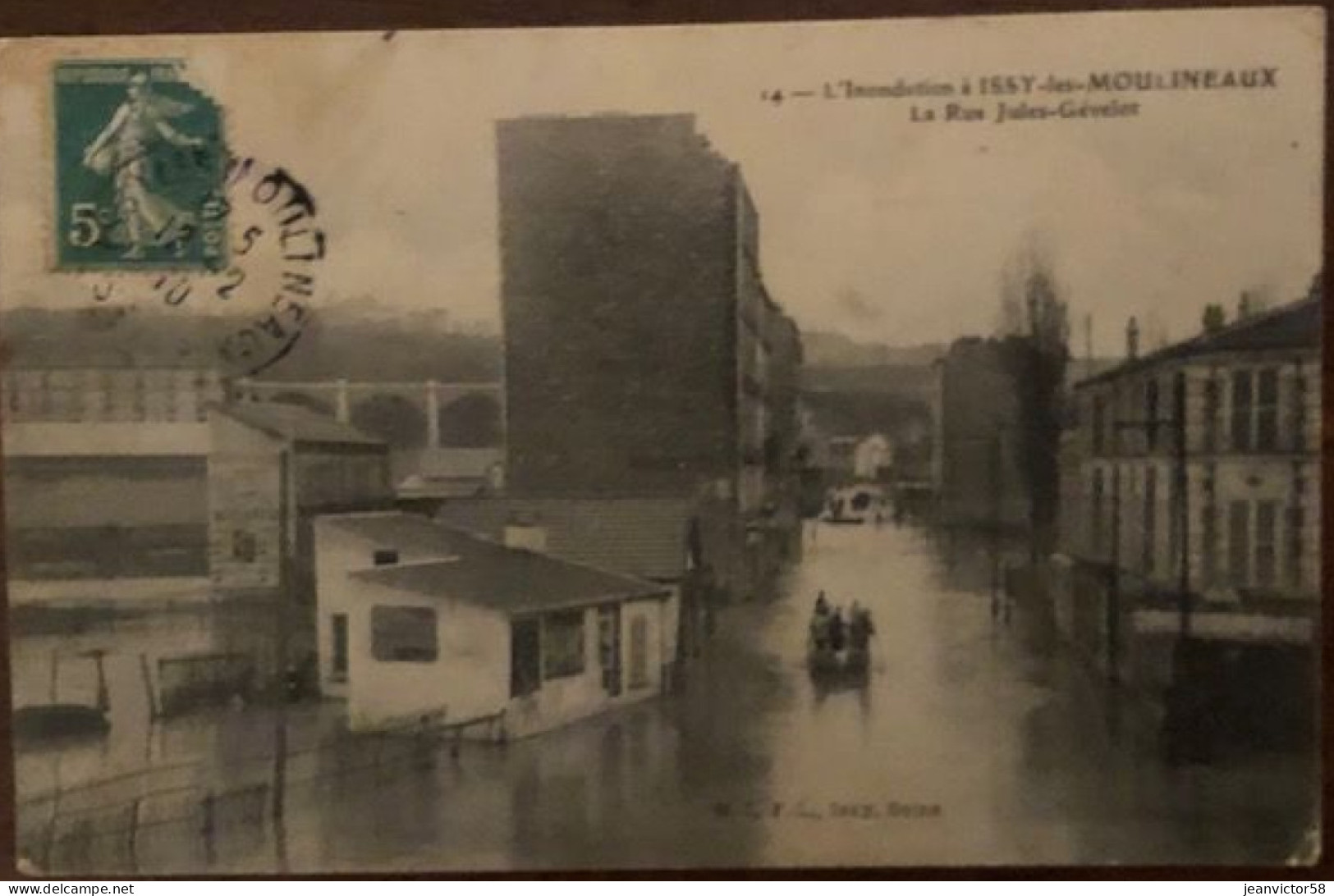 14  L'inondation à Issy Les Moulineaux  La Rue Jules Gévelot - Issy Les Moulineaux
