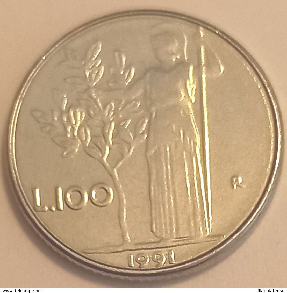 1991 - Italia 100 Lire    ------ - 100 Lire