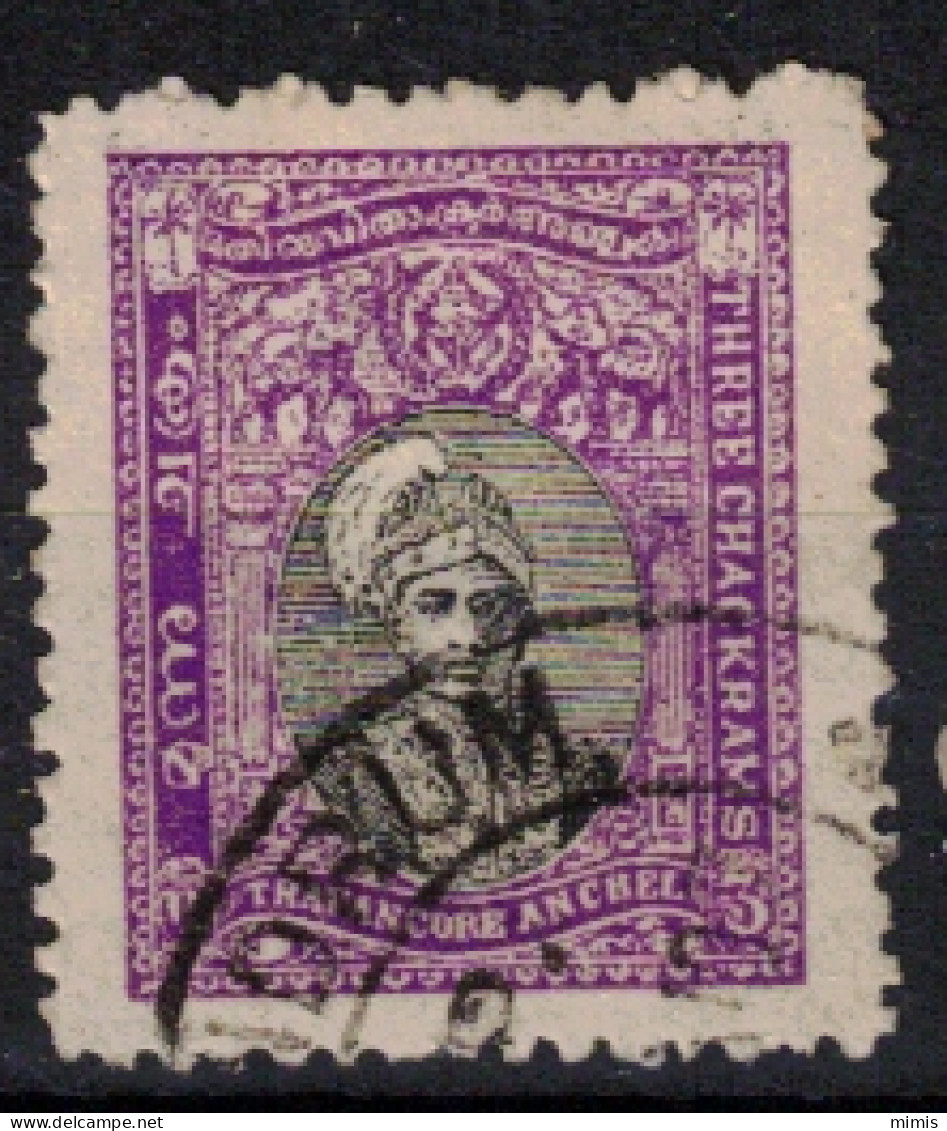 TRAVANCORE        1921      N° 23 (o) - Travancore