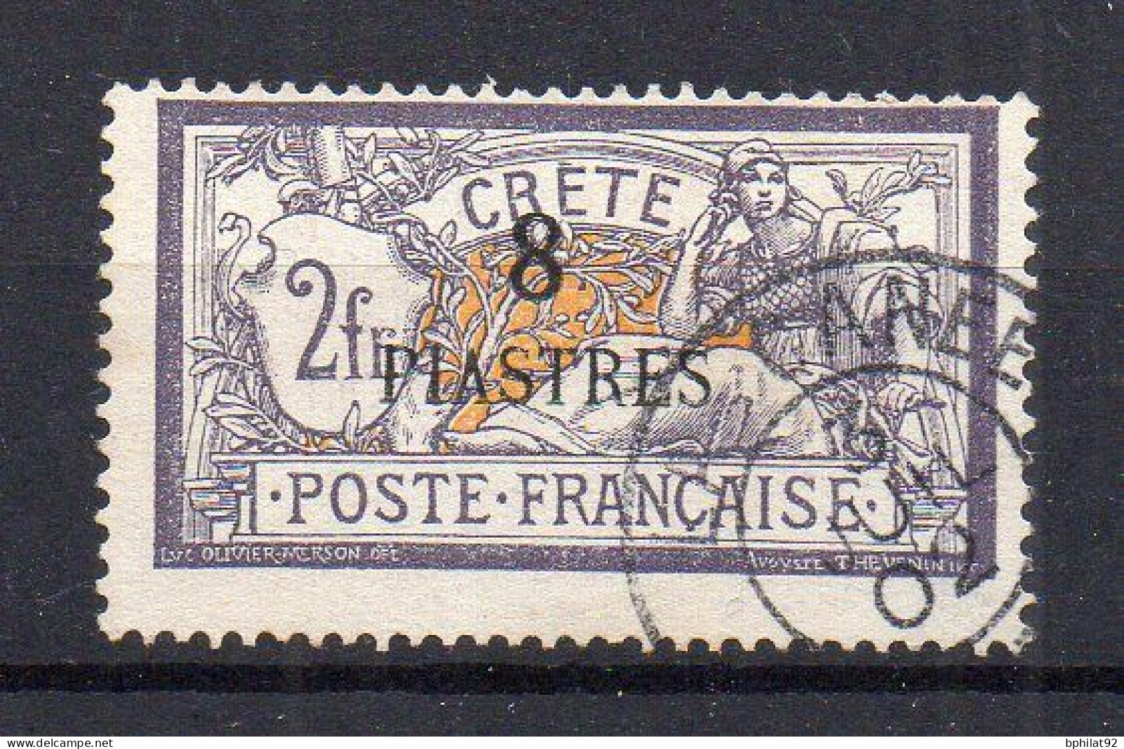 !!! CRETE, N°19 OBLITERE - Used Stamps