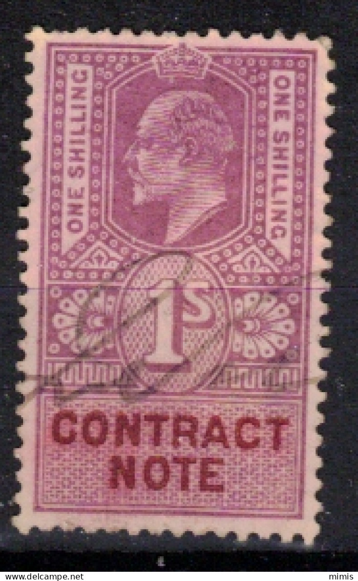 GRANDE BRETAGNE    Timbre Fiscal (ED. VII) - Revenue Stamps