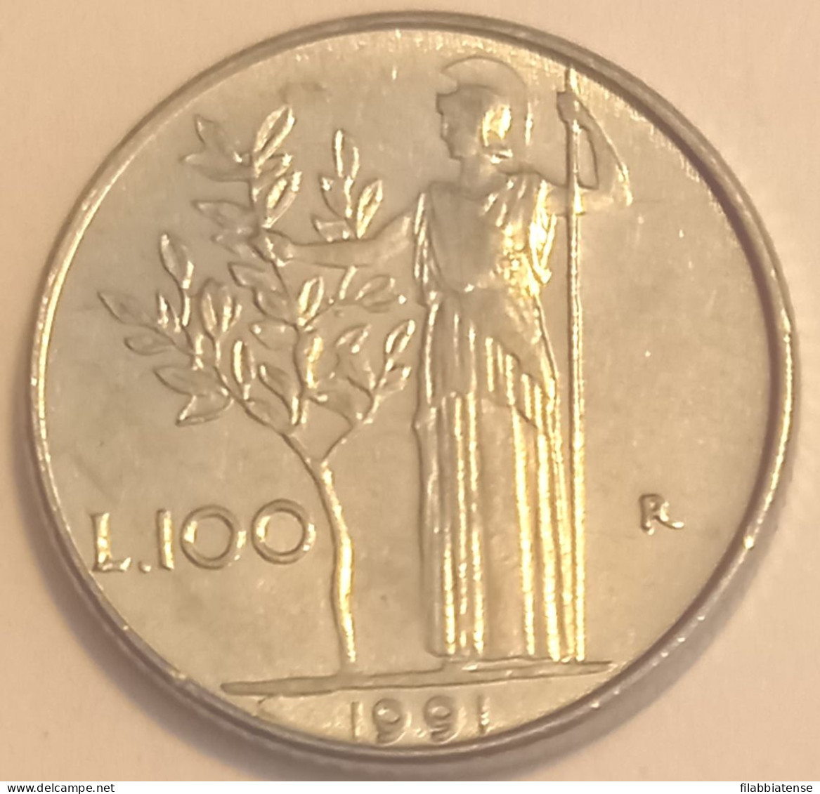 1991 - Italia 100 Lire    ------ - 100 Lire