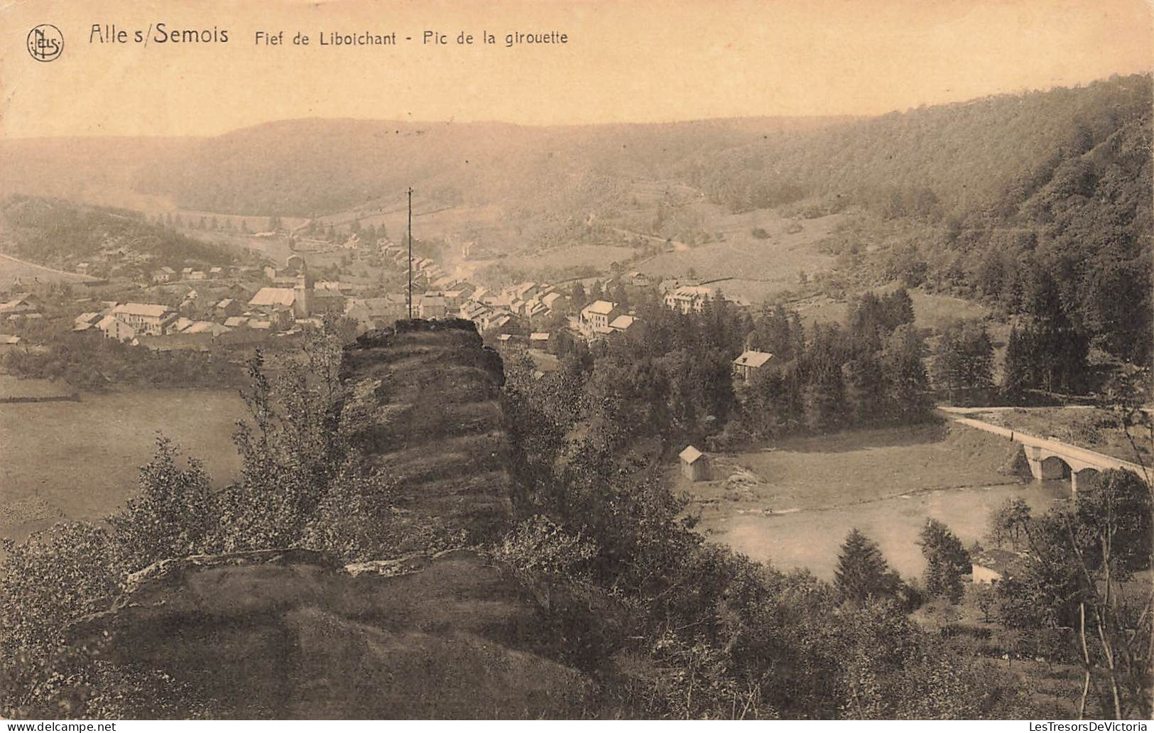 BELGIQUE - Alle Sur Semois - Pic De La Girouette - Carte Postale Ancienne - Dinant