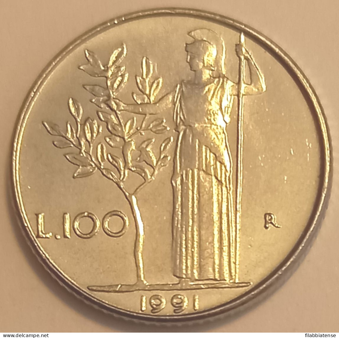 1991 - Italia 100 Lire    ------ - 100 Lire