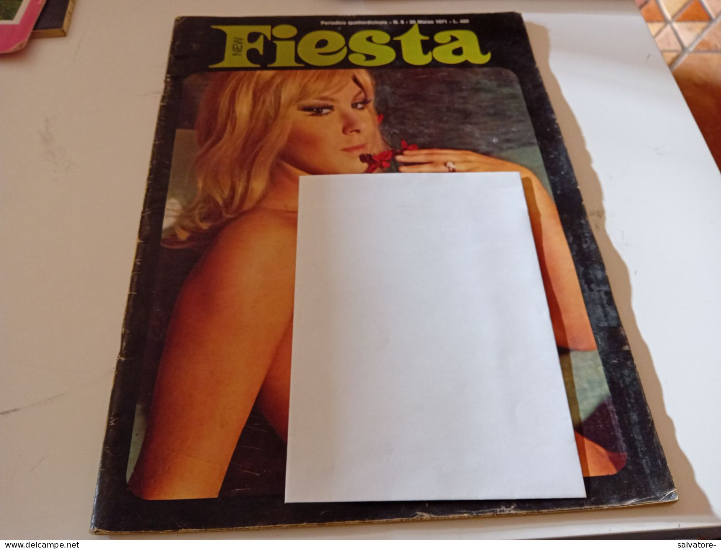 RIVISTA SEX FIESTA- NUMERO 6- 20 MARZO 1971 - Gezondheid En Schoonheid