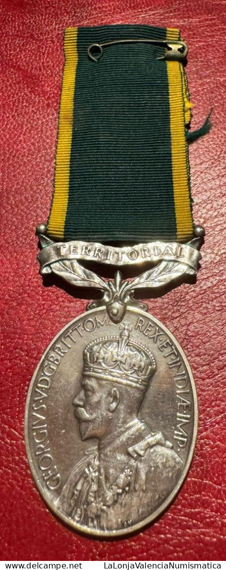 Inglaterra Medalla Jorge V Por La Eficiencia - Autres & Non Classés