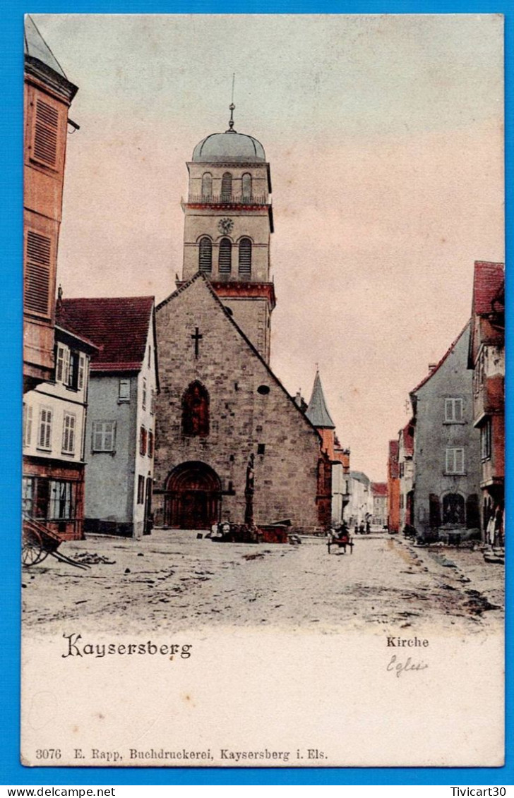 CPA HAUT-RHIN (68) - KAYSERSBERG - KIRCHE - EGLISE - Kaysersberg