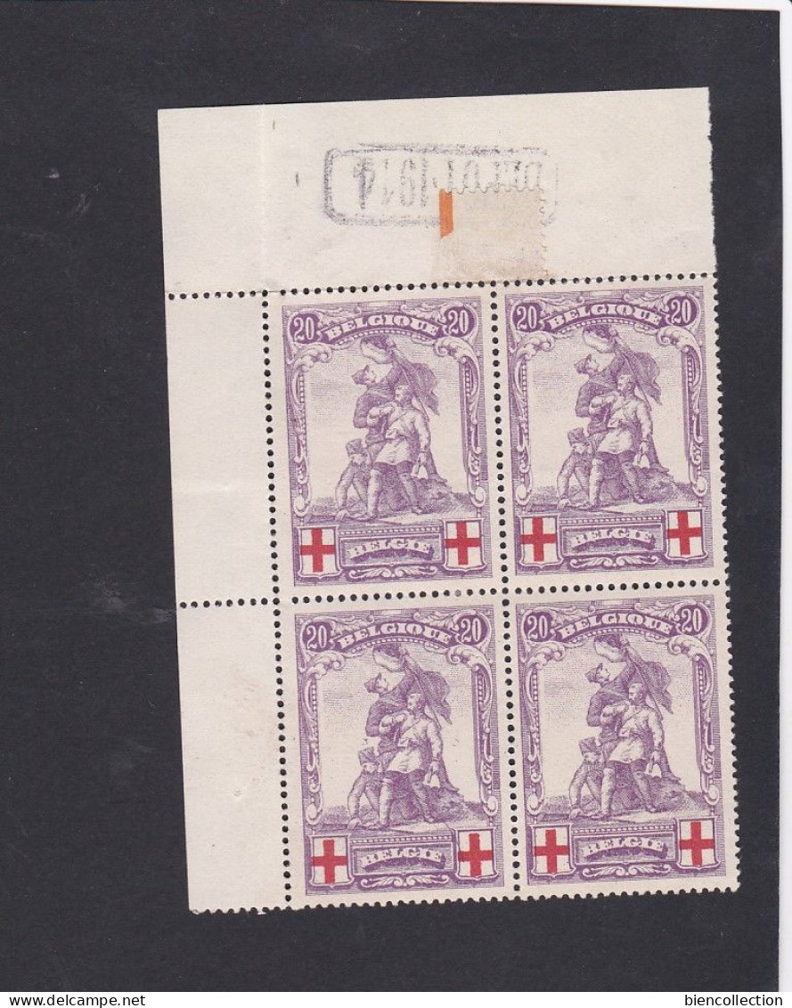 Belgique. Croix Rouge No 128 2 Timbres ** Et 2 Timbres * Cote 380€ - 1914-1915 Red Cross