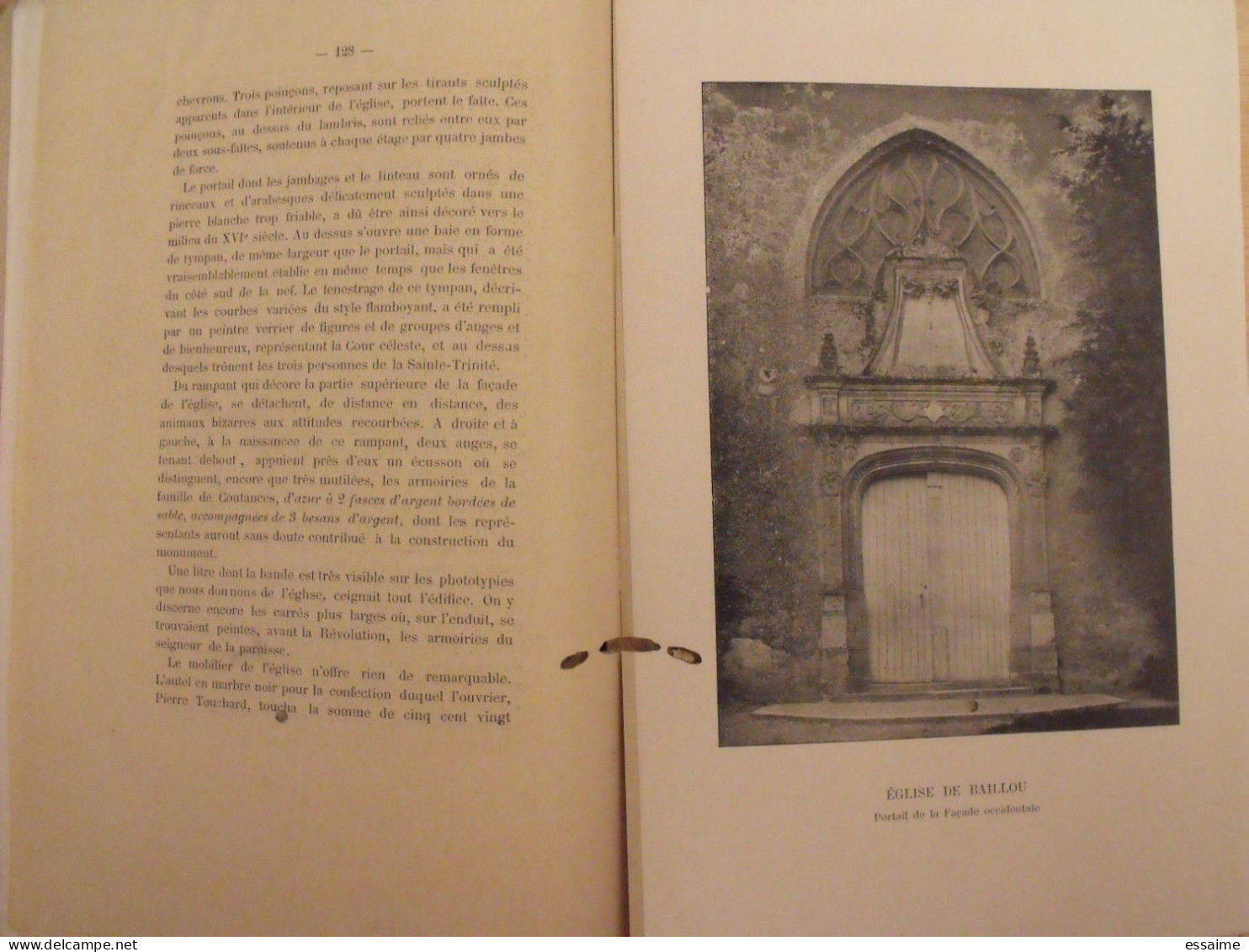 revue historique et archéologique du Maine. année 1908, 2ème semestre (2 livraisons). tome LXIV. Mamers, Le Mans