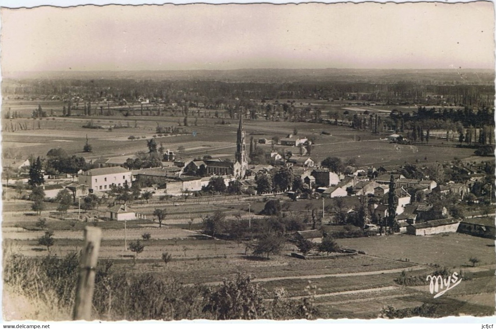 Cpsm..47..BON ENCONTRE..LOT ET GARONNE..VUE GENERALE... - Bon Encontre