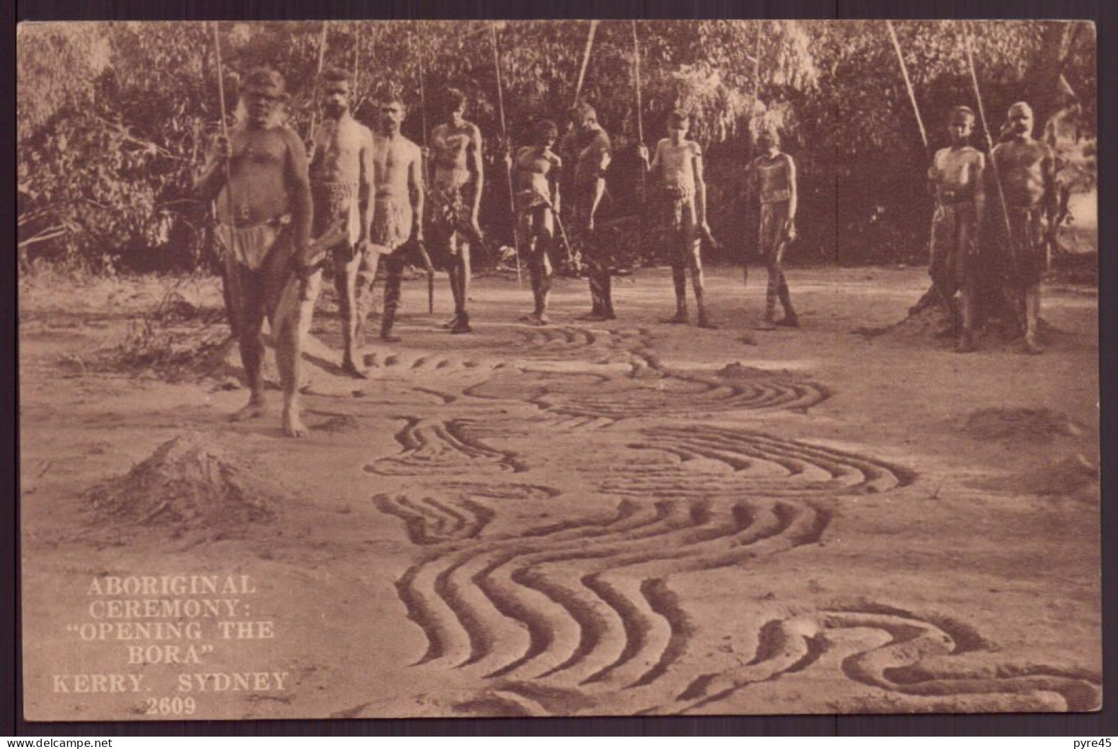 Australie, CPA " Aboriginal Ceremony Opening Bora " Kerry Sydney - Aborigènes