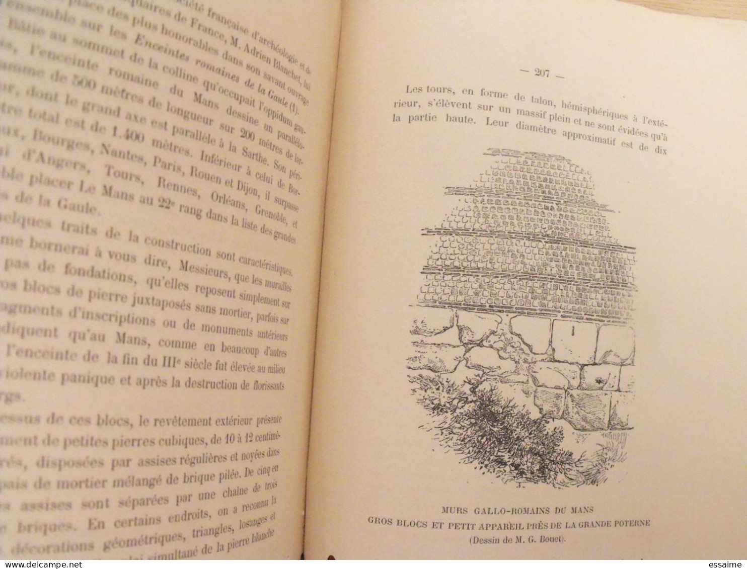 revue historique et archéologique du Maine. année 1910, 1er semestre (livraison 2). tome LXVII. Mamers, Le Mans