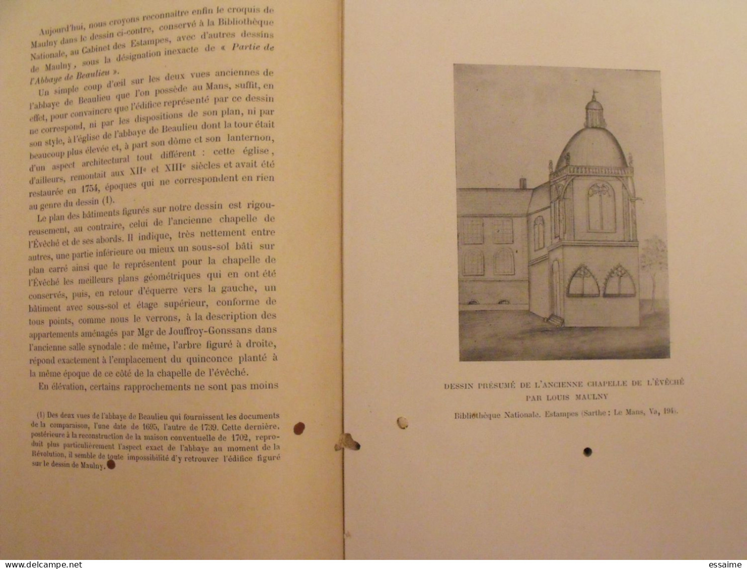 revue historique et archéologique du Maine. année 1910, 1er semestre (livraison 2). tome LXVII. Mamers, Le Mans