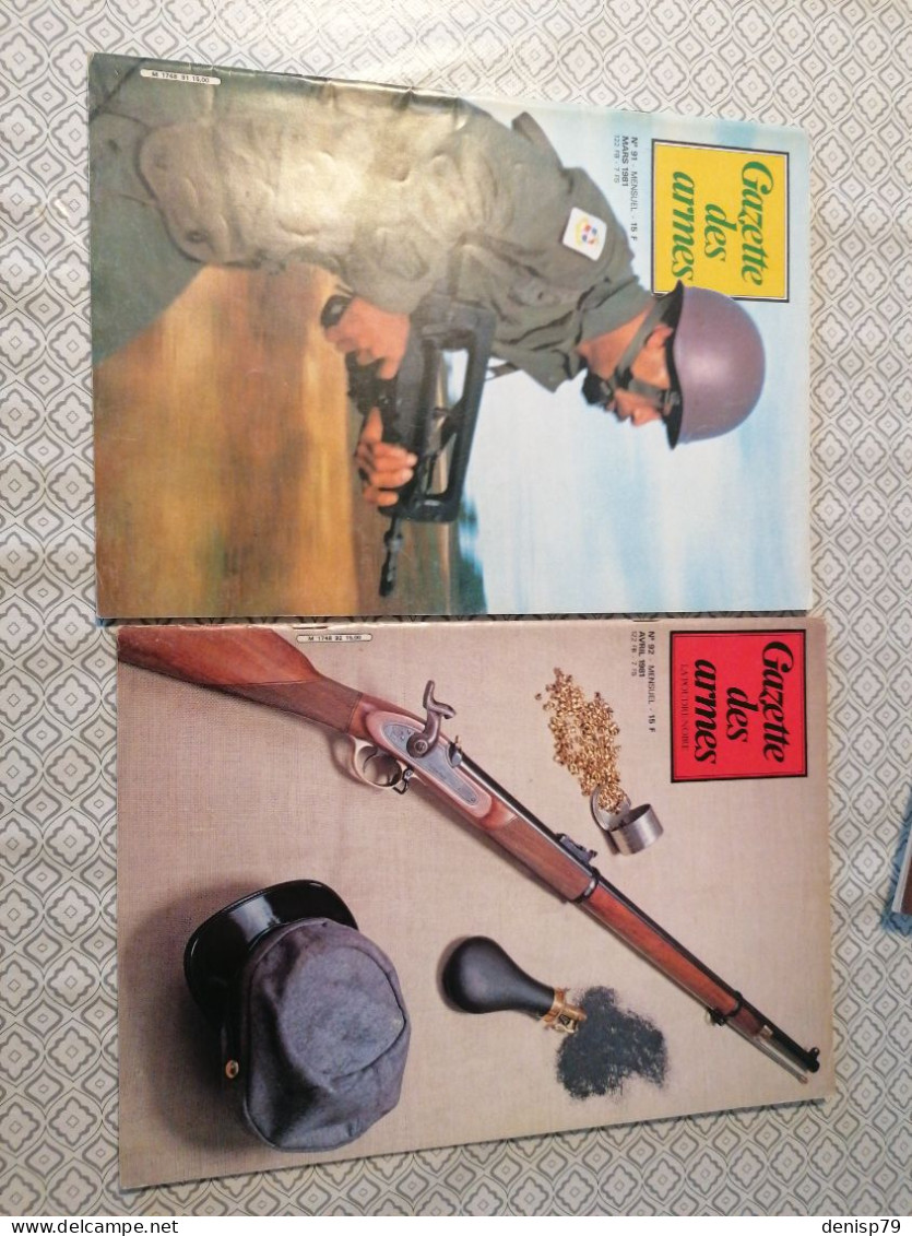 12 Revues  Gazette Des Armes  1981 - Francese