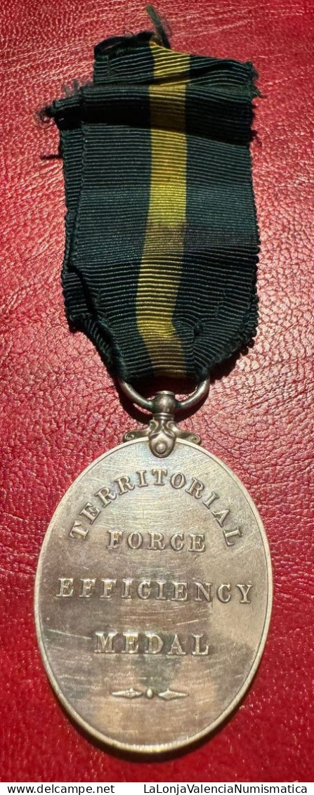 Inglaterra Medalla Jorge V Por La Eficiencia - Autres & Non Classés