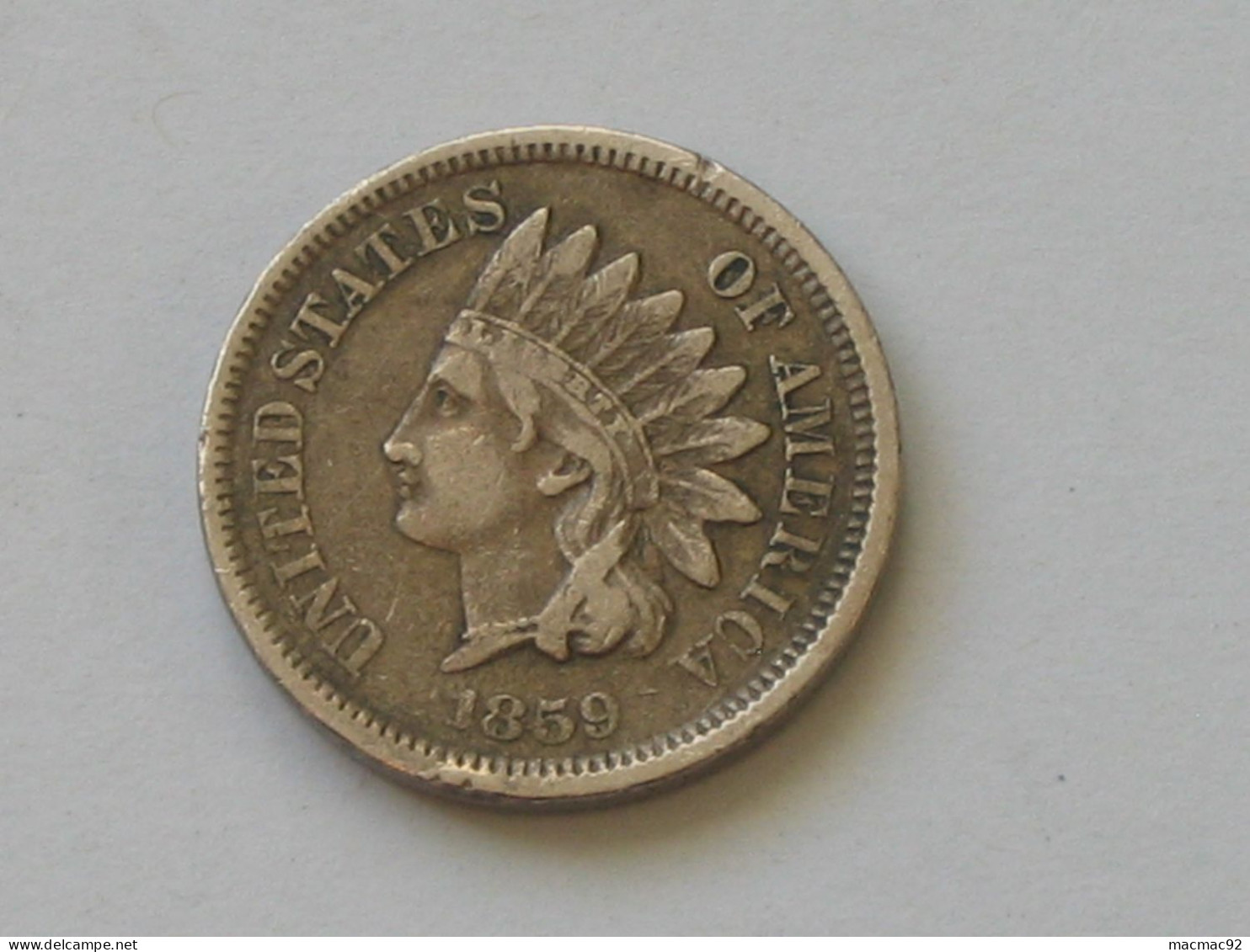 Etats-Unis  - 1 One Cent - 1859 Indian Head Cent -- United States  **** EN ACHAT IMMEDIAT **** - 1859-1909: Indian Head