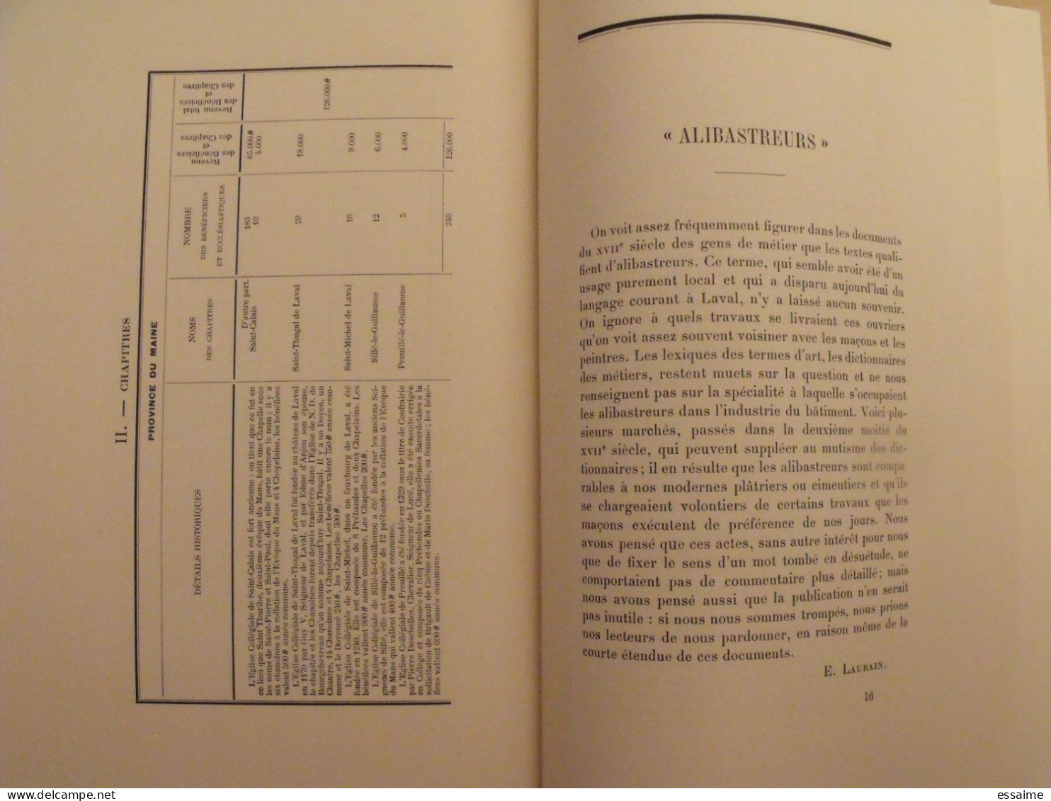 Bulletin Historique Et Archéologique De La Mayenne. 1908, Tome XXIV-78. Laval Chateau-Gontier. Goupil. - Pays De Loire