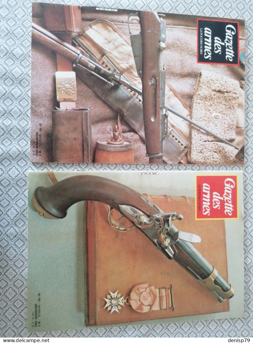 11 X Revues Gazette Des Armes 1982 - Francés