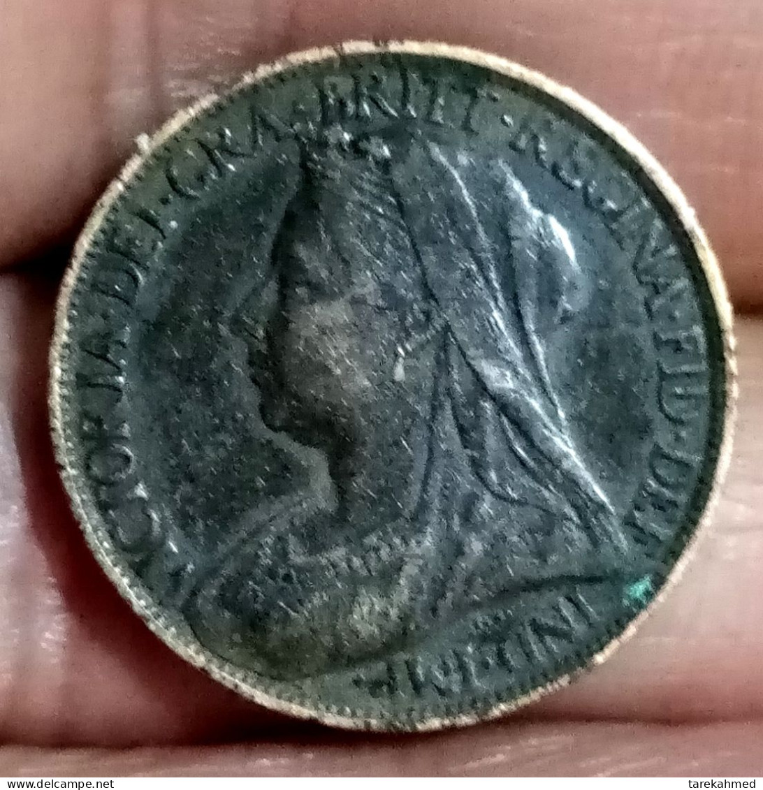 Great Britain, 1 Farthing 1898, Victoria, KM 788, 2, Darker Finish, Agouz - B. 1 Farthing