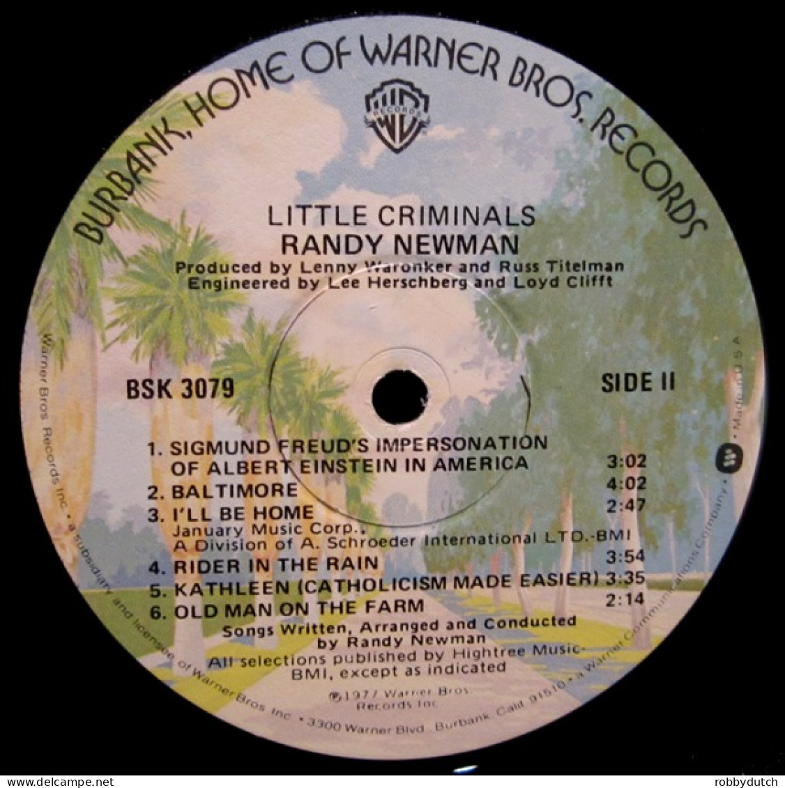 * LP *  RANDY NEWMAN - LITTLE CRIMINALS (USA 1977 EX-) - Disco, Pop