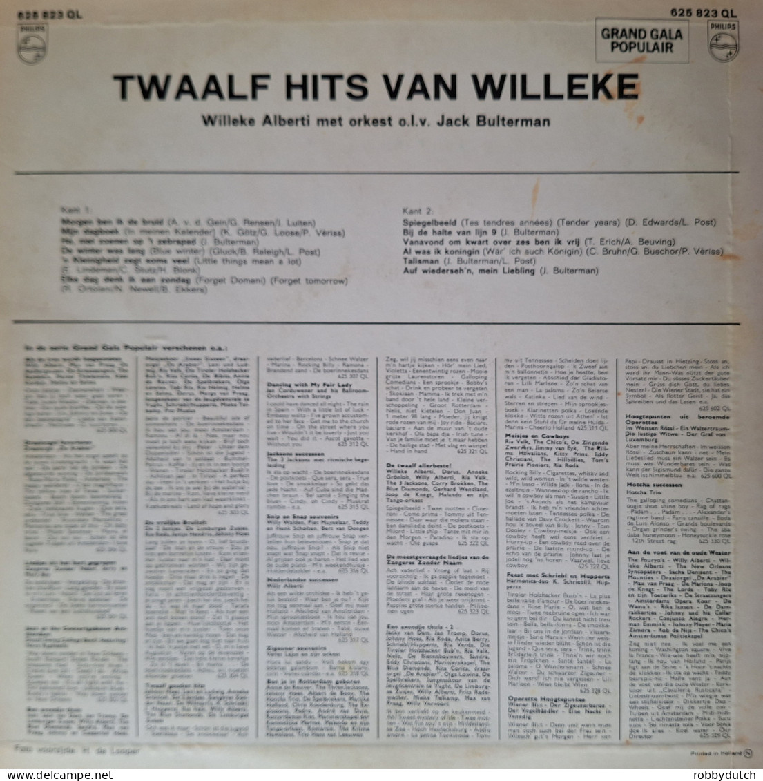 * LP *  WILLEKE ALBERTI - TWAALF HITS VAN WILLEKE (Holland 1966) - Otros - Canción Neerlandesa