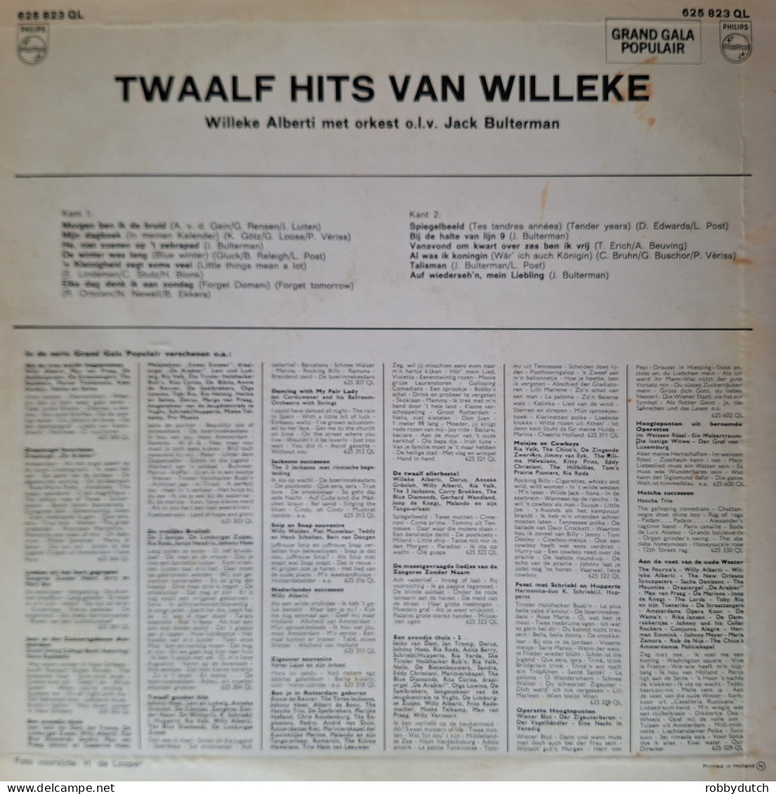 * LP *  WILLEKE ALBERTI - TWAALF HITS VAN WILLEKE (Holland 1966) - Sonstige - Niederländische Musik