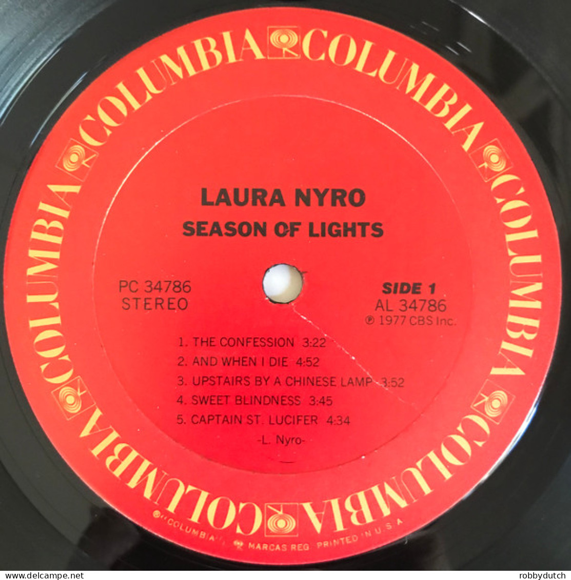 * LP *  LAURA NYRO - SEASON OF LIGHTS....LAURA NYRO IN CONCERT (USA 1977 EX)