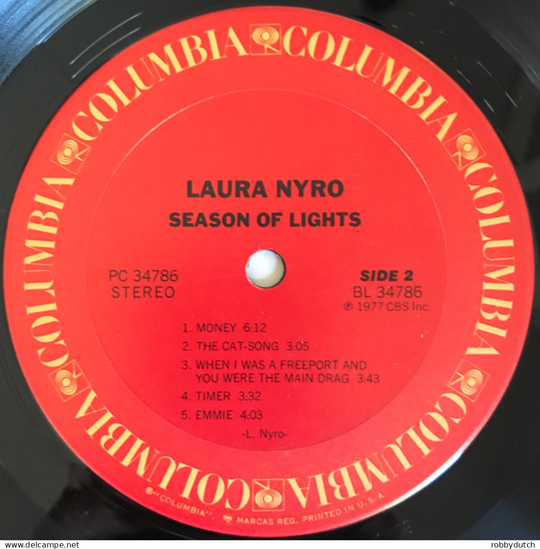 * LP *  LAURA NYRO - SEASON OF LIGHTS....LAURA NYRO IN CONCERT (USA 1977 EX)
