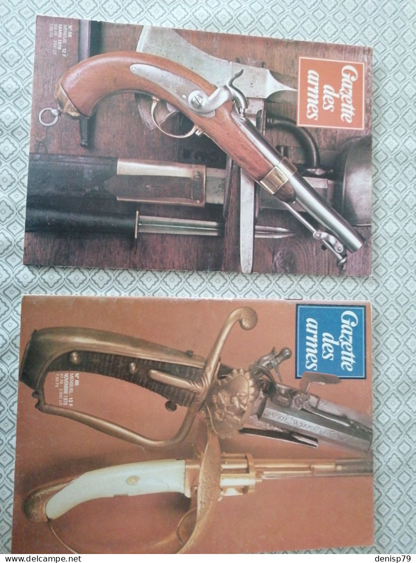 10 X Revues Gazette Des Armes 19 78 N9 - Français