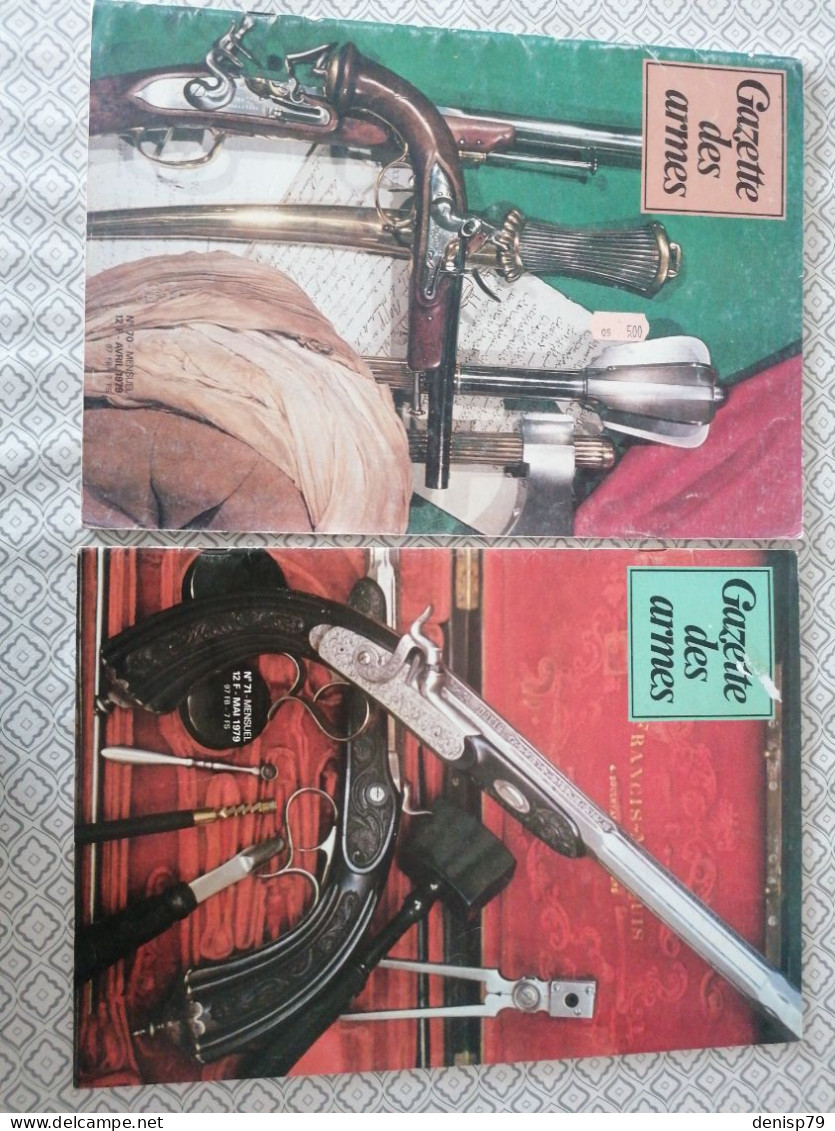 11 X Revues Gazette Des Armes 1979 - Französisch