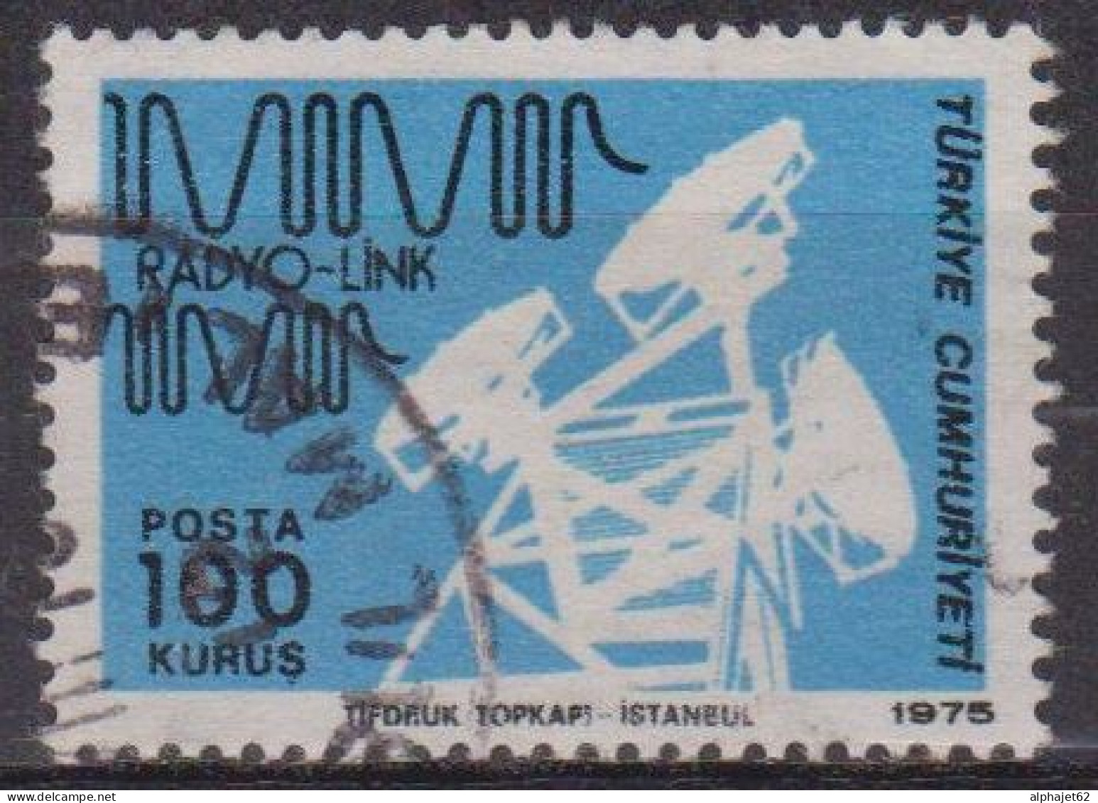 Télécommunications- TURQUIE - Faisceau Hertzien - N° 2119 - 1975 - Usados