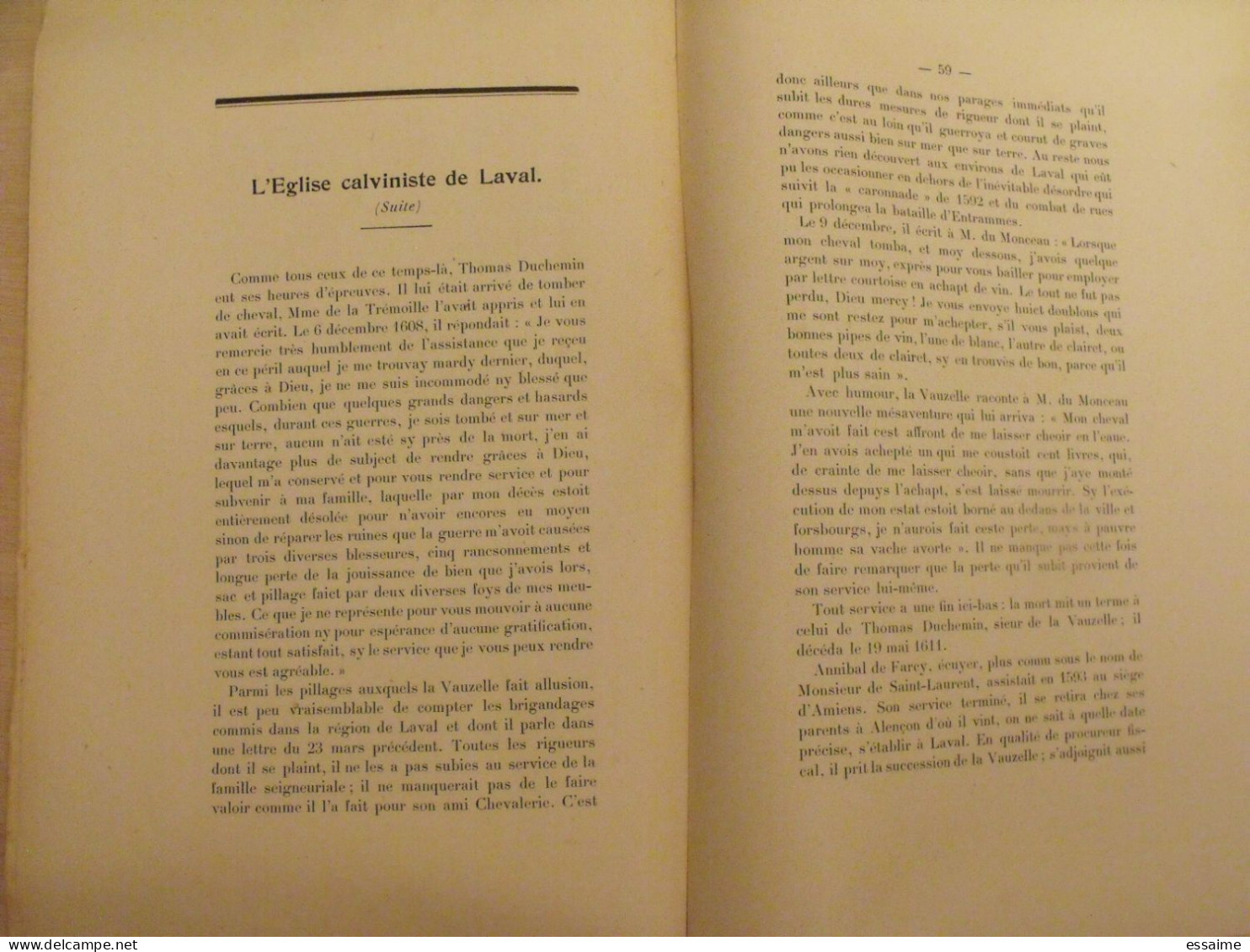 bulletin historique et archéologique de la Mayenne. 1946, tome LX-221 à 223. Laval Chateau-Gontier. Goupil.