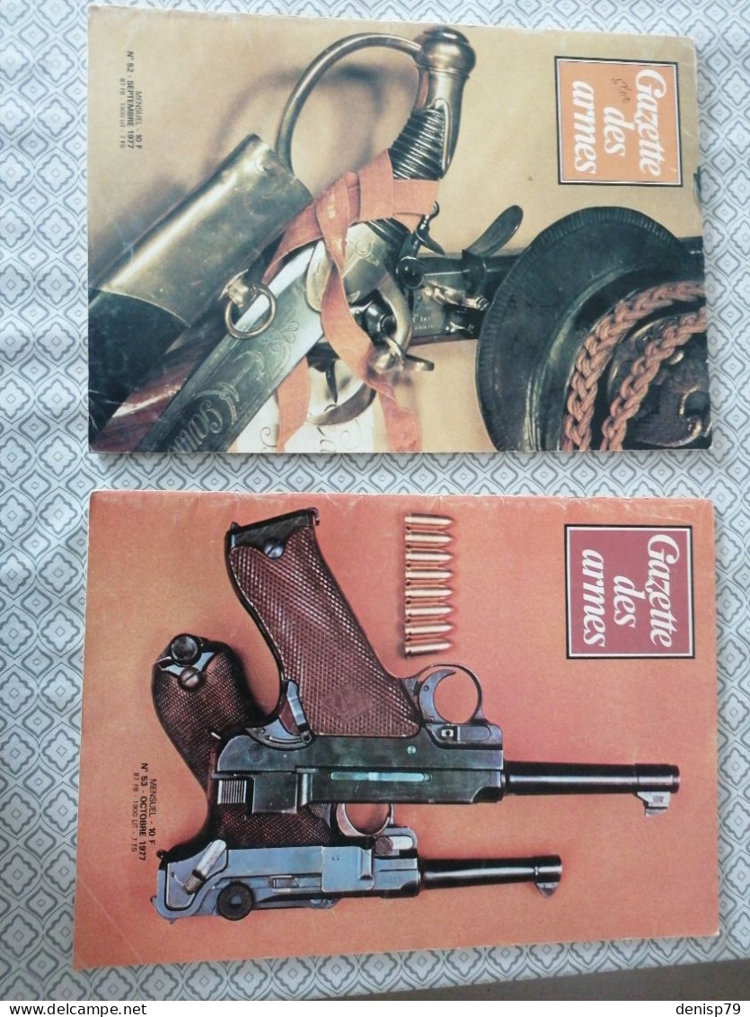 11 X Revues Gazette Des Armes 1977 - Französisch