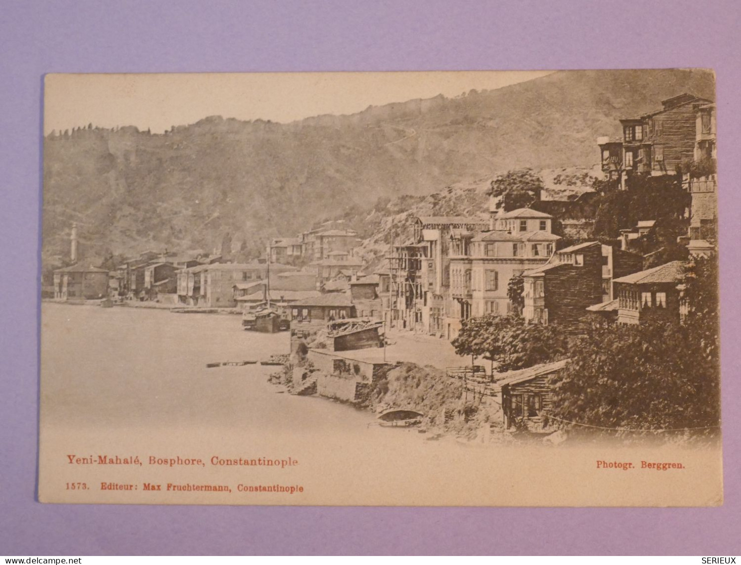 BA0 TURQUIE  BELLE CARTE 1912 CONSTANTINOPLE BOSPHORE   +AFF. INTERESSANT++  + - Lettres & Documents