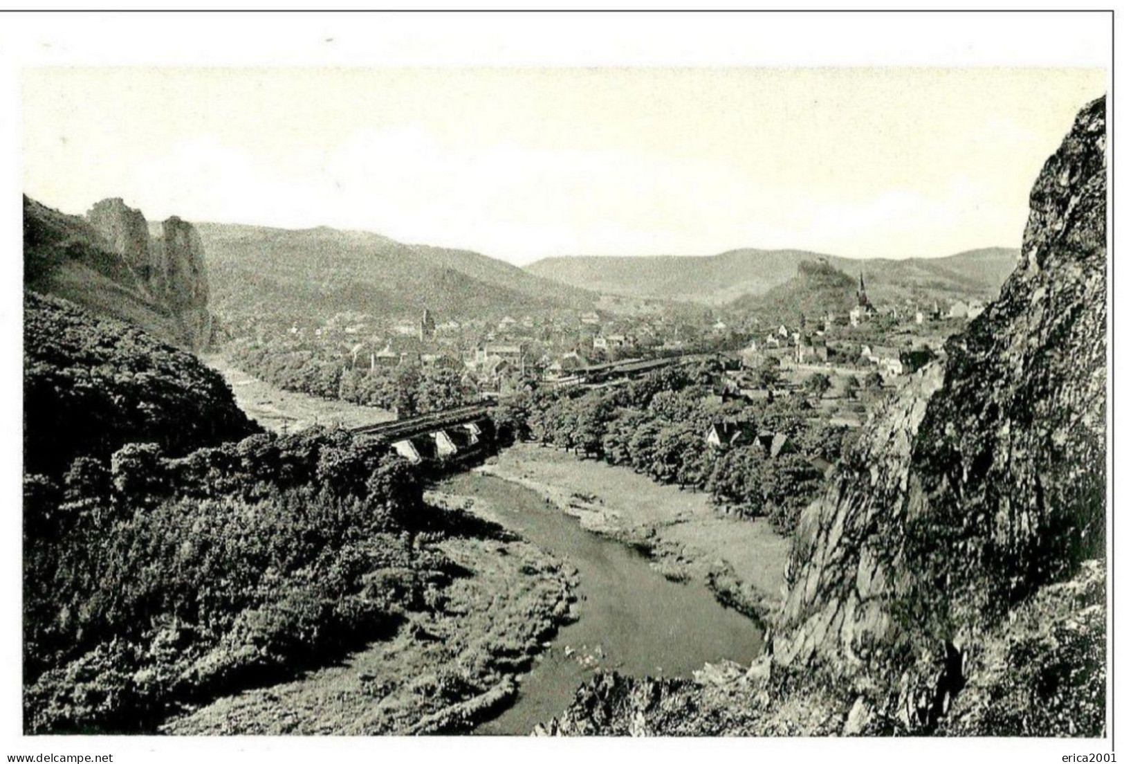 Bad Munster A. Stein - Ebernburg.Bad Munster Am Stein ,Blick Vom Felseneck. - Bad Muenster A. Stein - Ebernburg