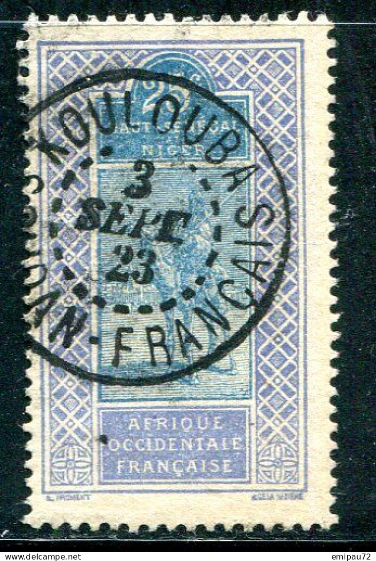 HAUT SENEGAL ET NIGER- Y&T N°25- Oblitéré (oblitération Exceptionnelle!!!) - Used Stamps