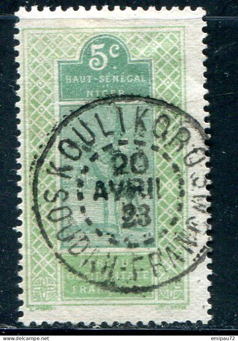 HAUT SENEGAL ET NIGER- Y&T N°21- Oblitéré (oblitération Exceptionnelle!!!) - Used Stamps