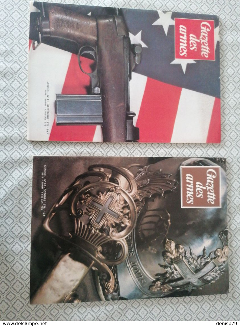 10 X Revues Gazette Des Armes 1976 - Francés