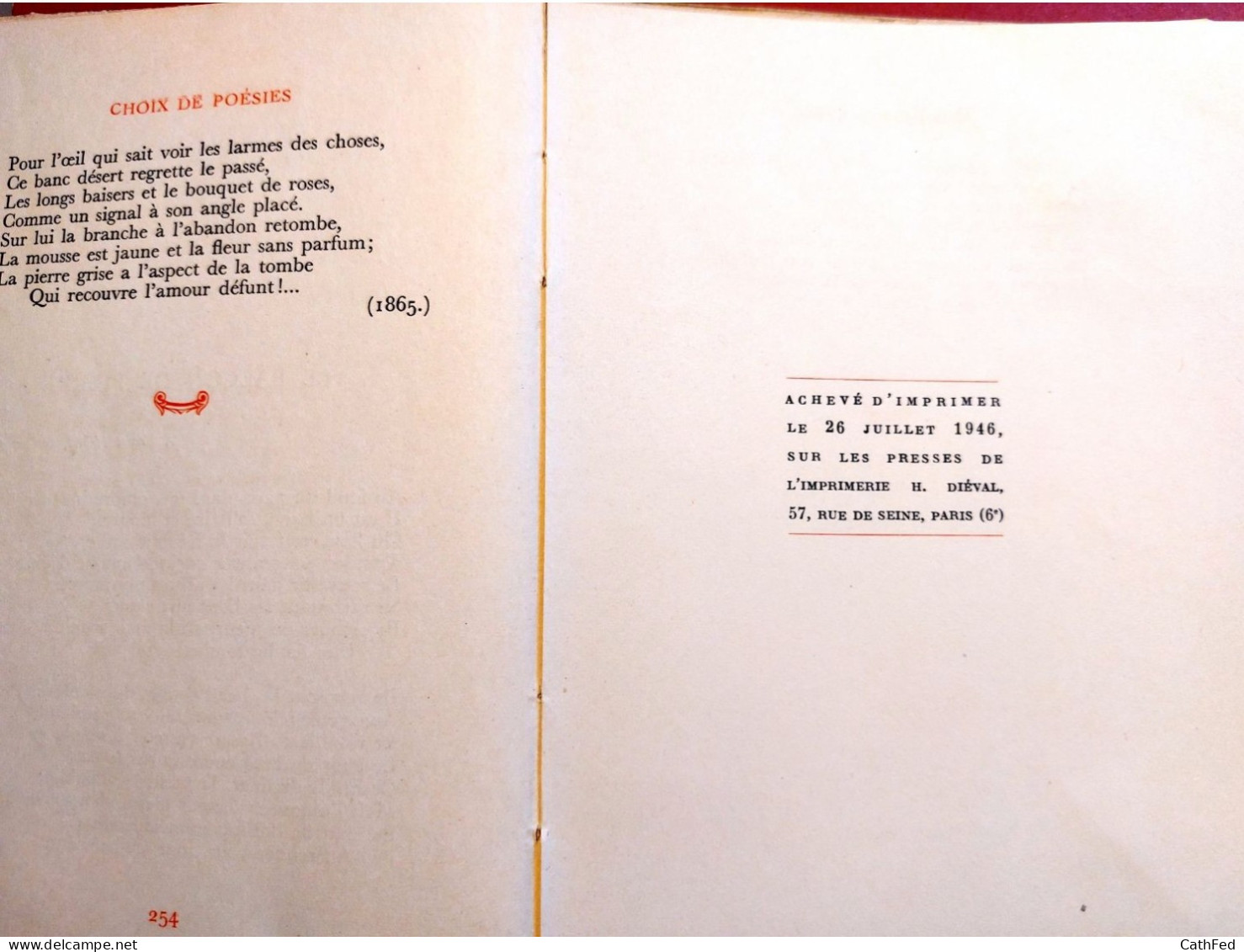 EMAUX ET CAMÉES  - TH. GAUTIER - Coll. ATHENA-LUXE 1936 Broché - 10 hors-texte LE MENGEOT. Ex N° 1646/2000