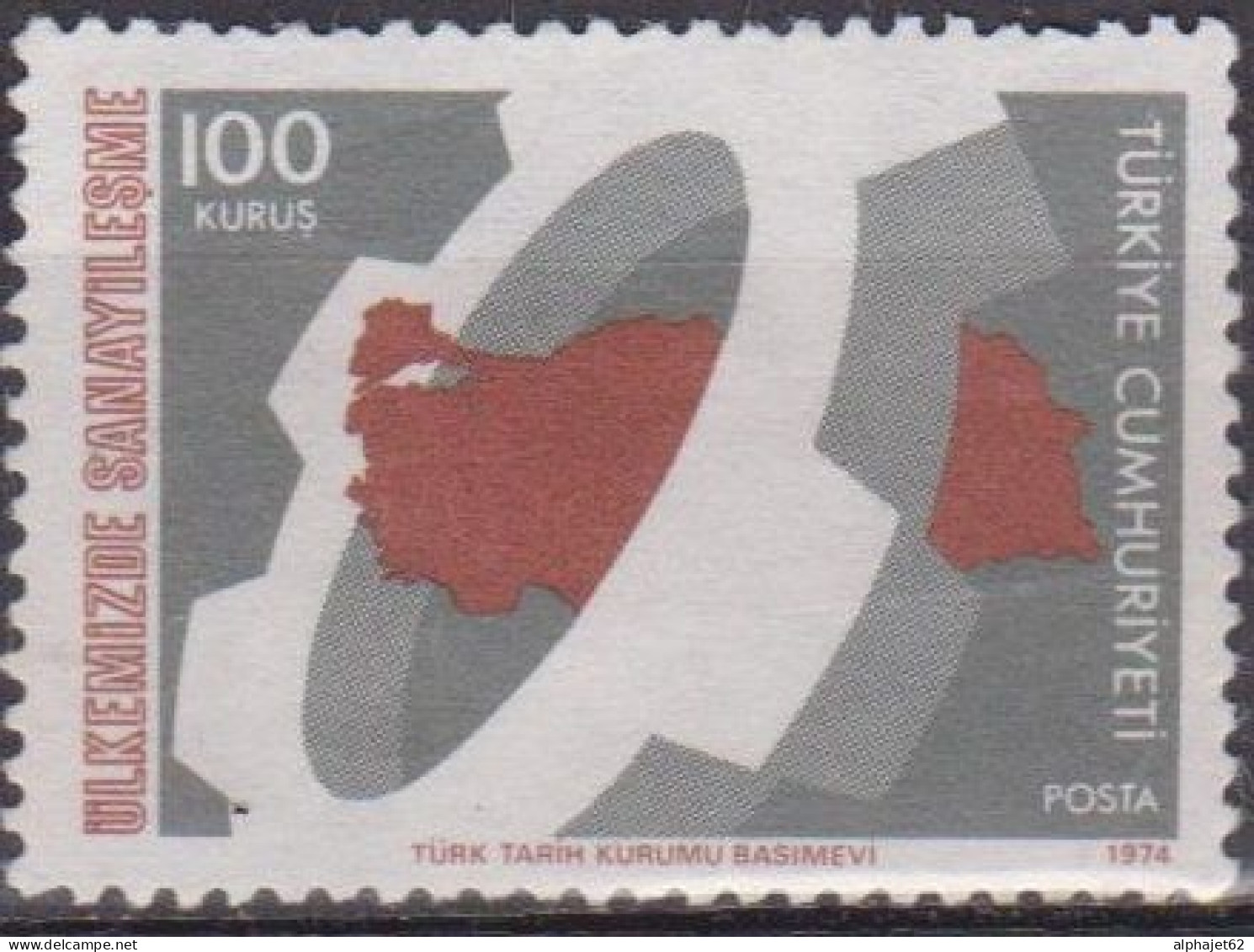 Industrialisation - TURQUIE - Engrenage - N° 2112 - 1974 - Used Stamps