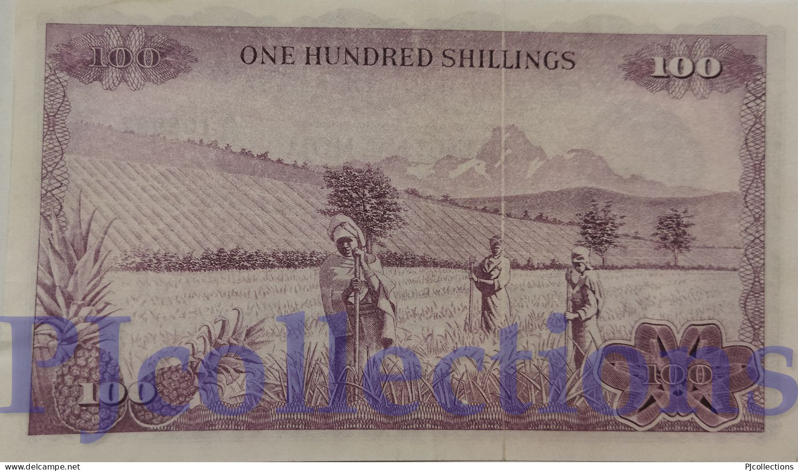 KENYA 100 SHILLINGS 1971 PICK 10b AU+ - Kenia