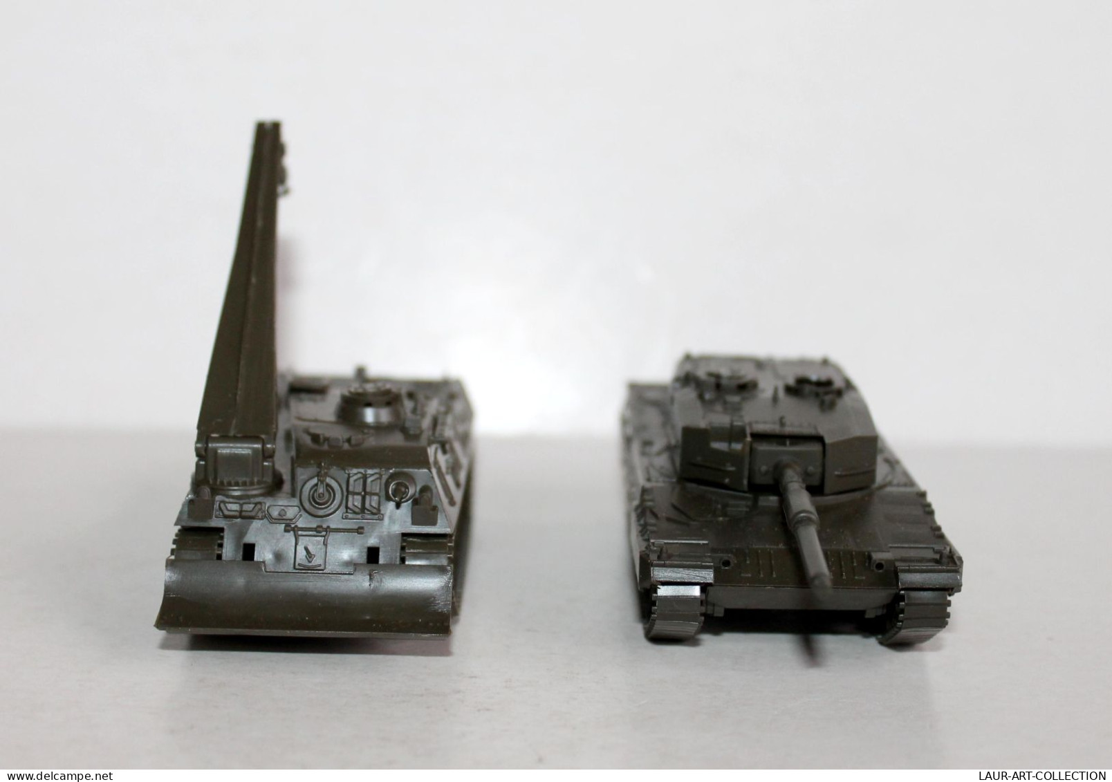 ROCO MINITANKS HO N°257 BERGEPANZER 2 + N°329 LEOPARD 2, MILITAIRE CHAR COMBAT TANK MODELE REDUIT (1712.41) - Chars