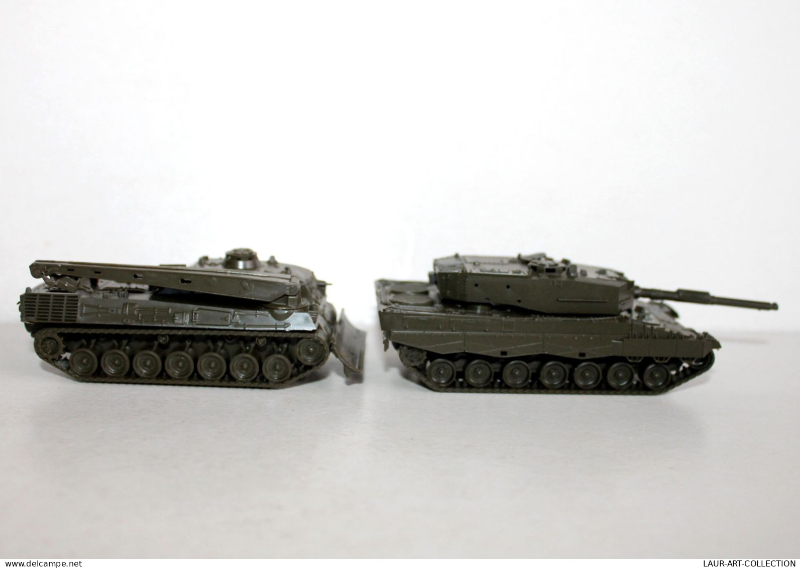 ROCO MINITANKS HO N°257 BERGEPANZER 2 + N°329 LEOPARD 2, MILITAIRE CHAR COMBAT TANK MODELE REDUIT (1712.41) - Carri Armati