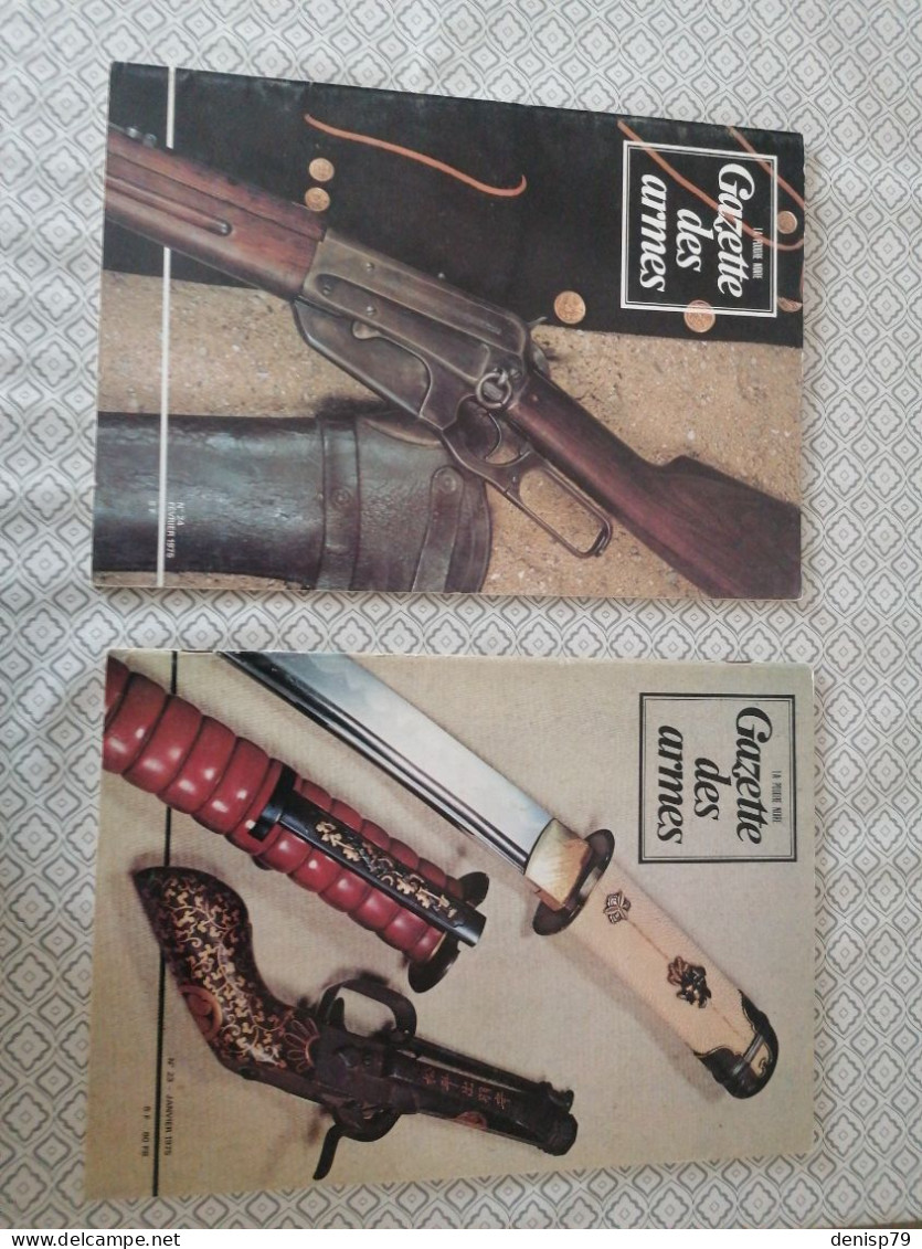 11 X Revues Gazette Des Armes 1975 - French