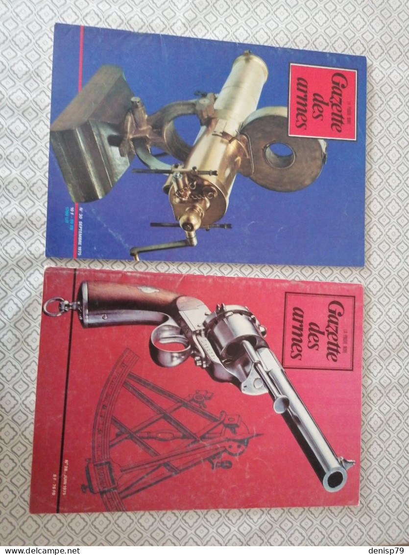 11 X Revues Gazette Des Armes 1975 - Français