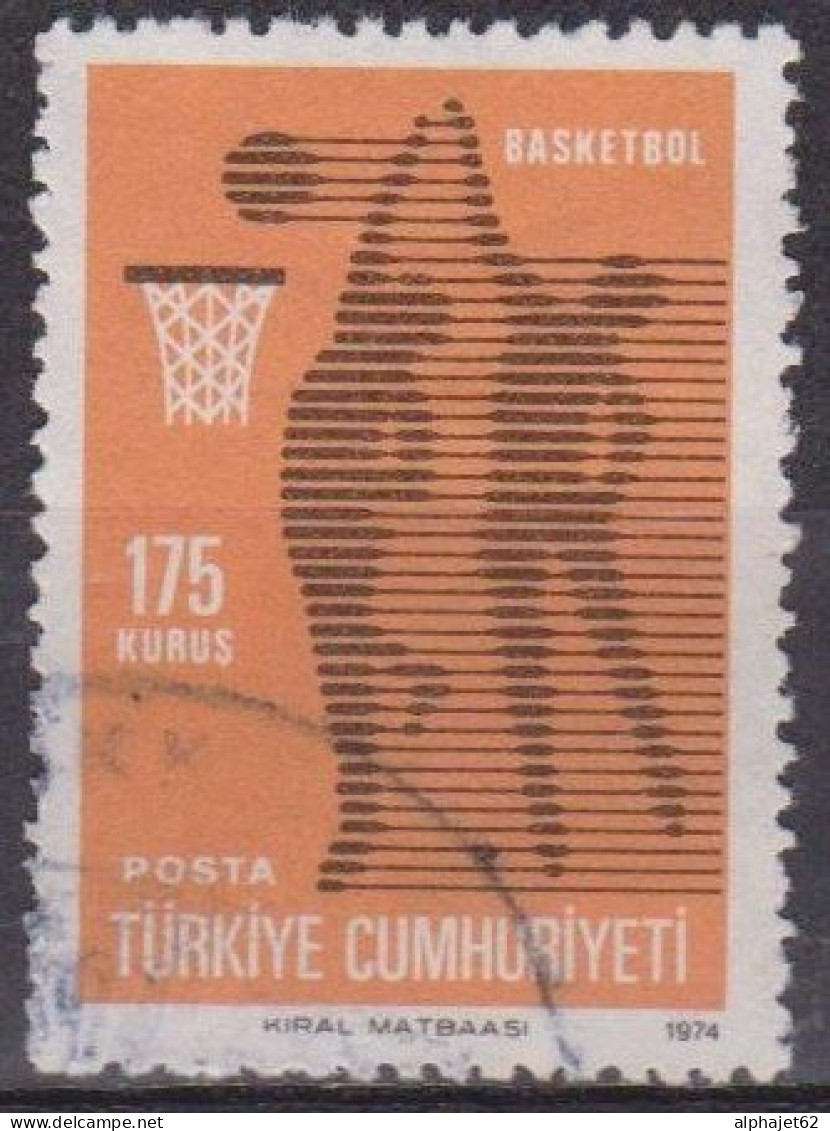 Sport Olympique - TURQUIE - Basket Ball - N° 2114 - 1974 - Gebruikt