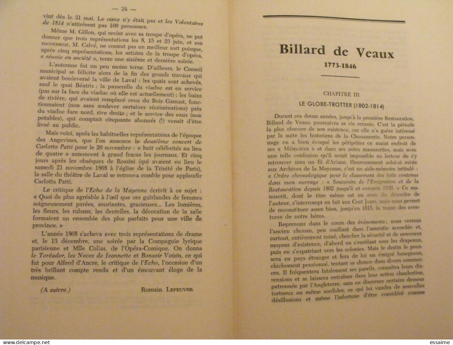 Bulletin Historique Et Archéologique De La Mayenne. 1964, N° 4 (236) . Laval Chateau-Gontier. Goupil. - Pays De Loire