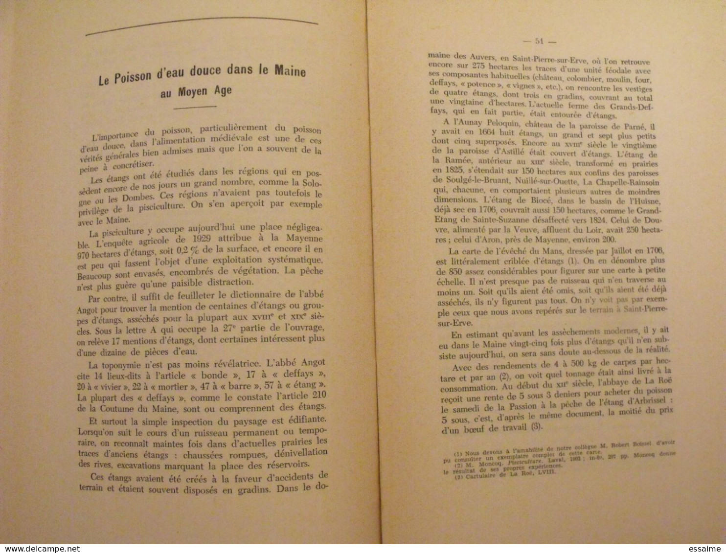 bulletin historique et archéologique de la Mayenne. 1966, n° 12 (238) . Laval Chateau-Gontier. Goupil.