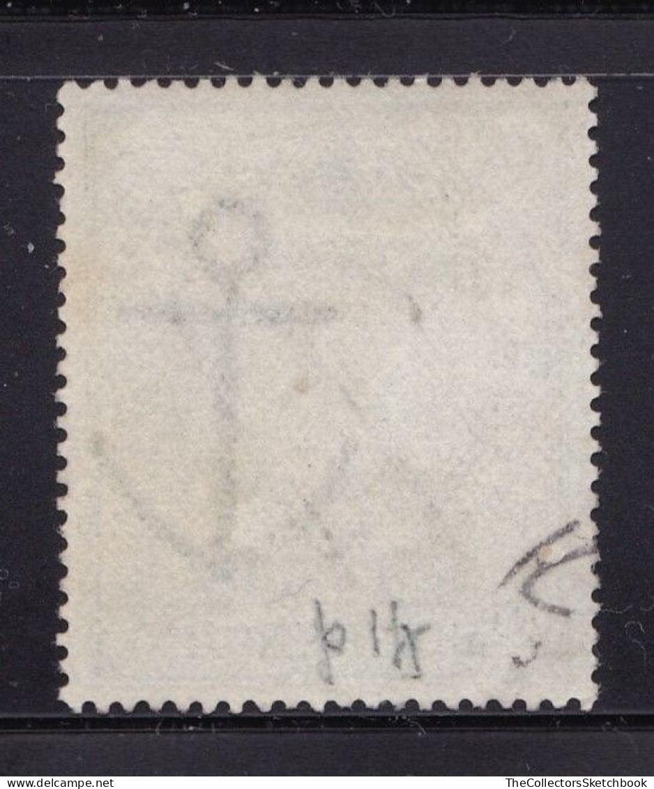 Ireland Petty Sessions 6d Green  (perf 14 ) Watermark Anchor  , Barefoot 7b , Good Condition - Used Stamps